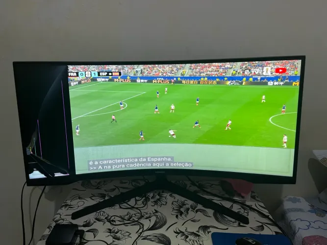 SUCATA Monitor Samsung Odyssey G5 34" Curvo (Para Retirada de Peças)