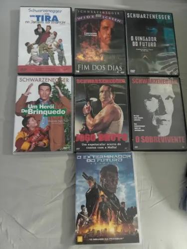 Lote dvds Arnold Schwarzenegger