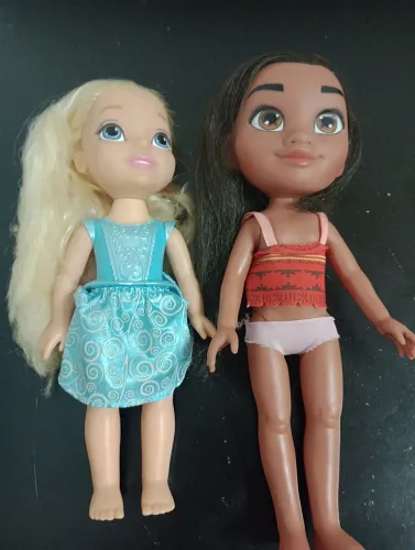 Princesas Moana e Cinderela Disney 