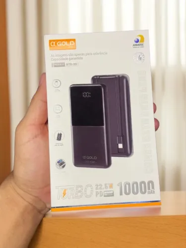 Carregador Portátil Power Bank 10000Ah BTE-35 A?Gold an11
