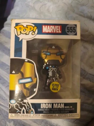 Funko Pop Iron Man Model 39 #555 (Glows in the Dark) - Marvel 80 Anos
