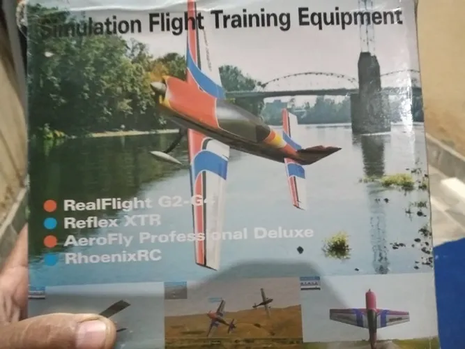 Rádio simulador para aeromodelos