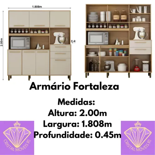 Armário de cozinha Fortaleza (RF)