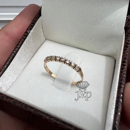 Meia aliança Ouro18k