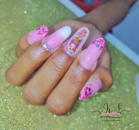 Alongamento em gel 