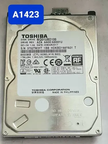Placa Logica Hd 1 Tb Mq01ubd100 - Cod. A1423