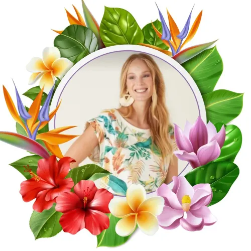 BLUSA MALWEE FLORAL VISCOSE NOVA M