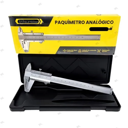 Paquímetro Analógico de Aço Inox!
