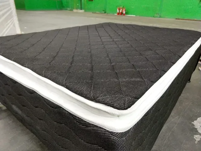 Cama box casal espuma pillow top entrega grátis