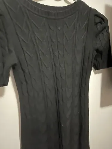 Vestido trico modal preto