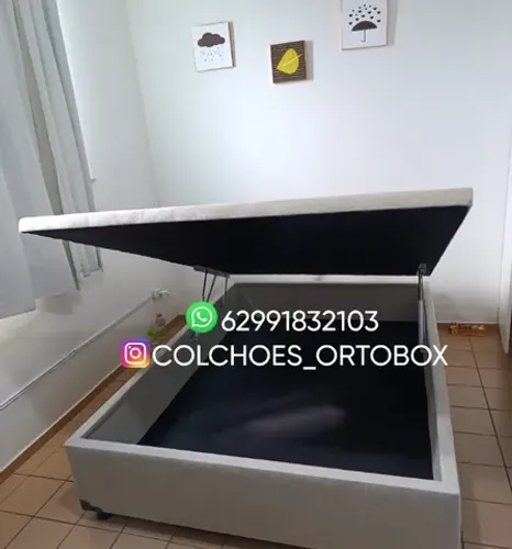 Cama Box Baú Casal inteiro tamanho padrão