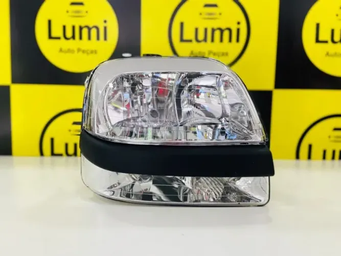 Farol Doblo 2002/2009 Cromado - NOVO 