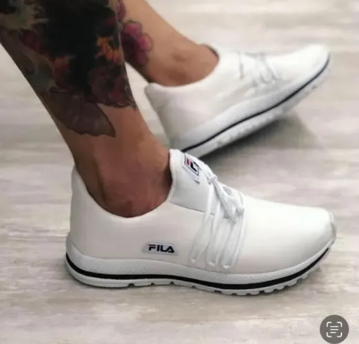 fila esporte casual branco