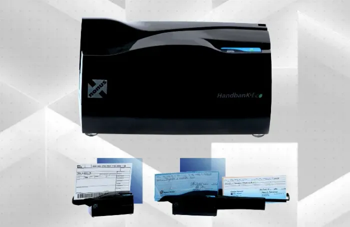 Leitor Semi-Automático de Boletos E Cheques Handbank Eco - Nonus