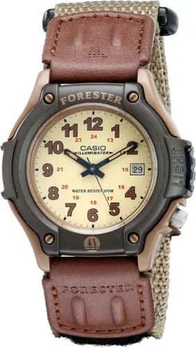 Relógio Casio Ft-500wc-5bvcv Forester Velcro Marrom