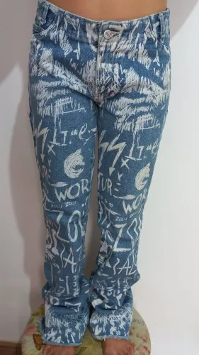 Calça jeans tam 36/38 