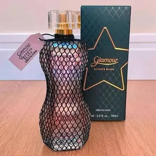 COLÔNIA GLAMOUR SECRETS BLACK 75ML