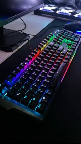 Teclado HyperX Mars RGB Switch Azul