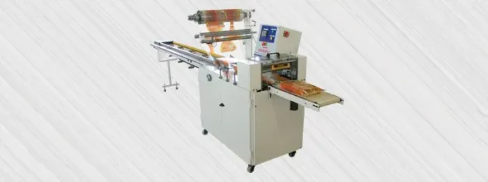 Máquina de embalar automática - embaladora pão de hambúrguer, hot dog, cachorro quente 