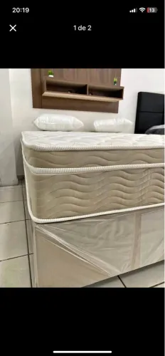 Cama colchoes com Pillow Top entrega gratis