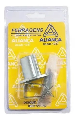 PROMOÇÃO! Fixador Para Porta Piso Rodapé - Aço/zamac 86151/3 - Aliança- PONTA DE ESTOQUE