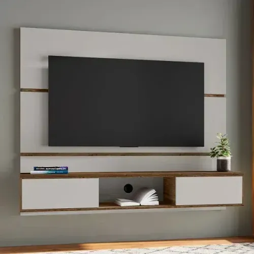 Painel Âmbar Off White/Ipê (parcela em até 10x sem juros)