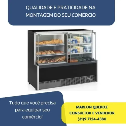 Balcão Refrigerado / Estufa Gelopar 1,40M Novo