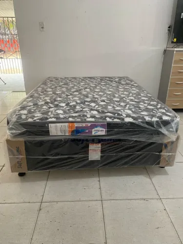 CAMA BOX CASAL SOFT PLUMA DE PROMOÇÃO 