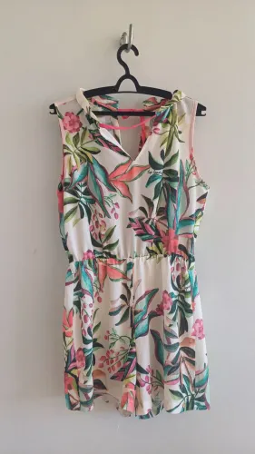 Macacão estampado floral Top London
