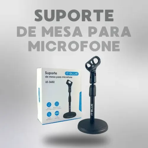 SUPORTE DE MESA PARA MICROFONE
