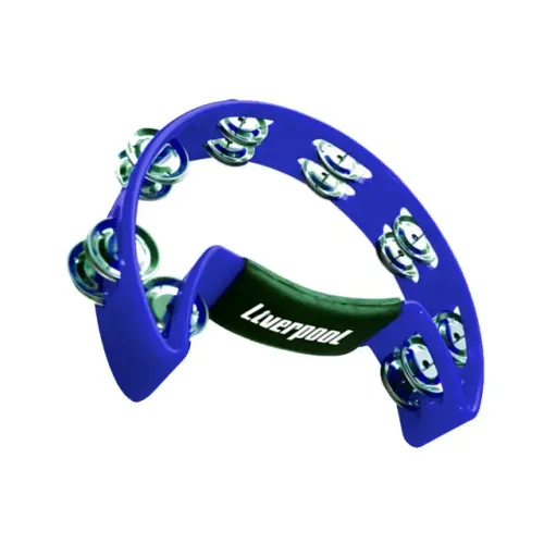 Pandeiro Meia-Lua Liverpool PML001 Pandeirola Azul