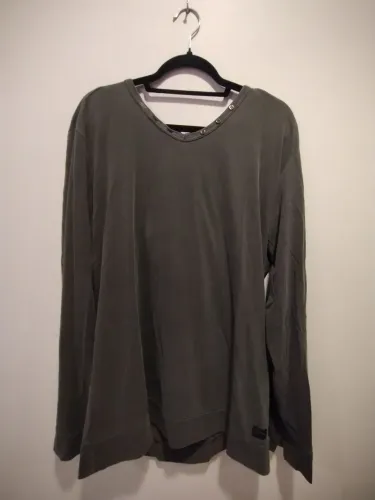 Camiseta Redley de manga comprida cinza