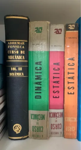 Livros Curso de Mecânica - Adhemar Fonseca