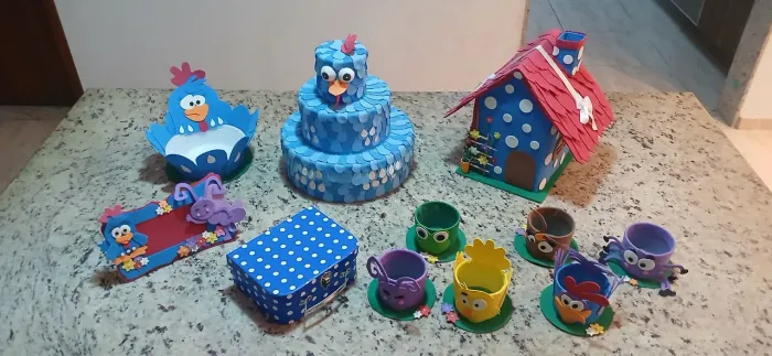 Kit Galinha Pintadinha Decoração Aniversário
