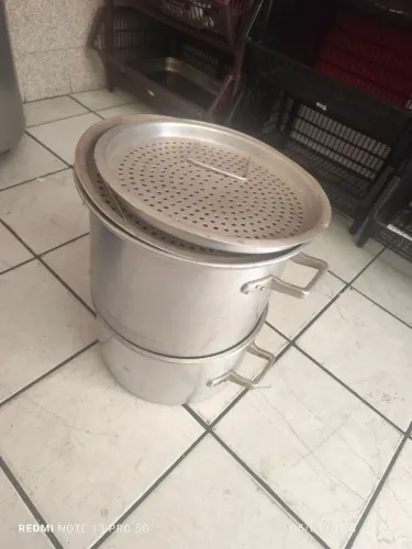 Conjunto de Panelas a Vapor - Inox - Auto Clave Industrial - Restaurante Fechado !