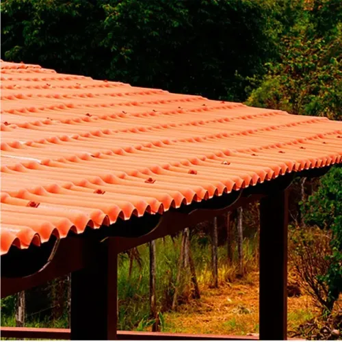 Telha colonial de pvc 2,42x88 