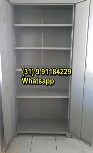 Armário de aço 1,98x90x40 Novo com chave Frete Grátis para BH