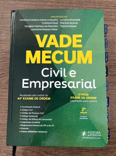 VADE MECUM CEISC Civil e Empresarial OAB 44 com Etiqueta Marca Fácil