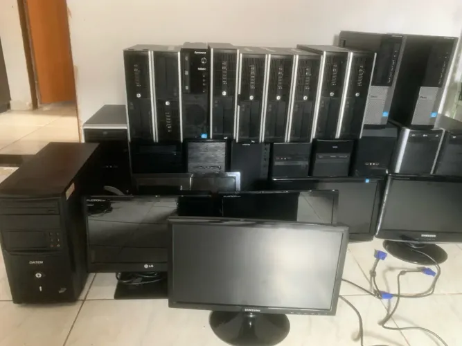 monitor wide 19 350,00  cpu i5 com ssd 700,00  loja com garantia e entrega 