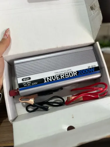 Inversor Automotivo Knup 2000W - Transforme 24V para 220V