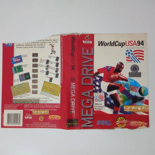 Encarte World cup usa 94 mega drive original