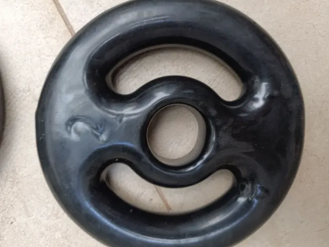 Anilha de ferro 2kg com capa emborrachada 
