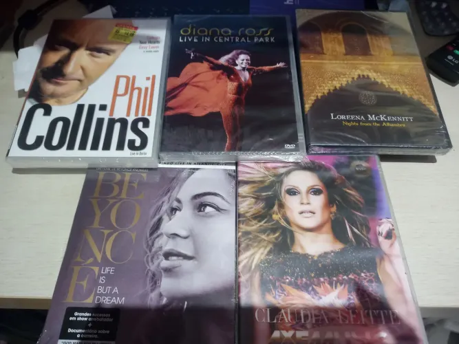 Ler descrição  / DVDs de Música - Diversos Artistas
