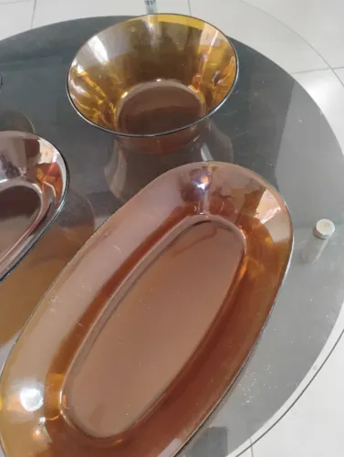 Conjunto de travessa duralex 