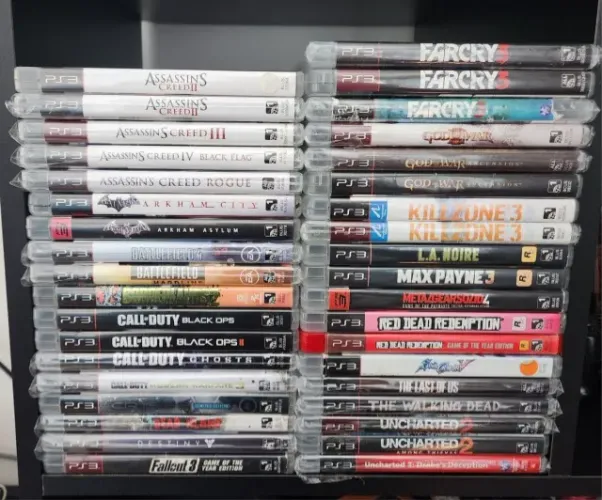 Jogos de PS3 a partir de 20 reais