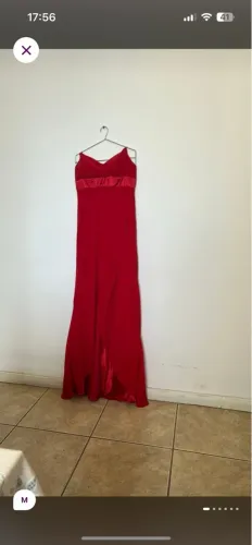Vestido Longo Elegante vermelho 