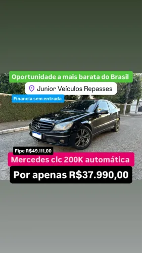 Mercedes-Benz CLC-200 Kompressor 1.8 184cv Aut. 2009