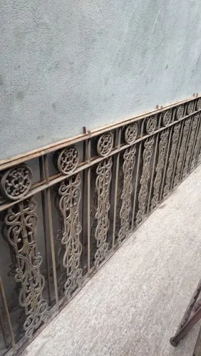 Parapeito de ferro fundido 