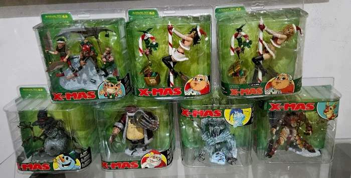 ? McFarlane Twisted Christmas - Coleção Completa RARÍSSIMA! ?