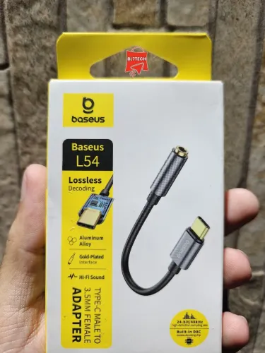 Adaptador P2 - USB C - Baseus - com dac